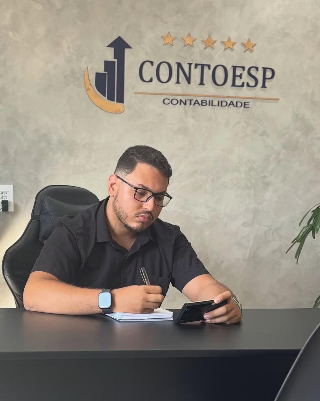 Henrique Santana de Oliveira, contador responsável pelo Contoesp